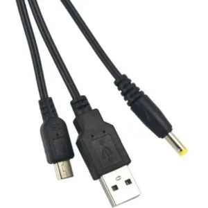 PSP 2000 3000 USB Stroom / Datatransfer Kabel