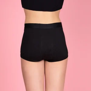 Moi et Marie Nikki menstruatie dagboxershort in zwart