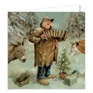 Kaarten - Kerst - Marius van Dokkum - Stille nacht & is alles naar wens - 10st.