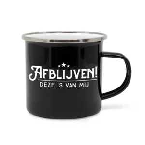 Mok - Lekker stoer - Afblijven - Metaal