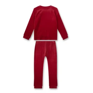 Sanetta Meisjes pyjama: Bordeau, velours ( SAN.76 )