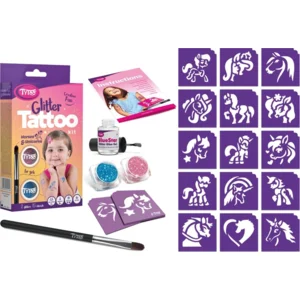 Schmink set - Glitter tattoo - Paarden & eenhoorns