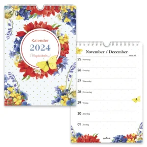 Week kalender - 2024 - Marjolein Bastin - Vogels