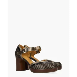 Chie Mihara Dagne Zwart/Multicolor Damespumps