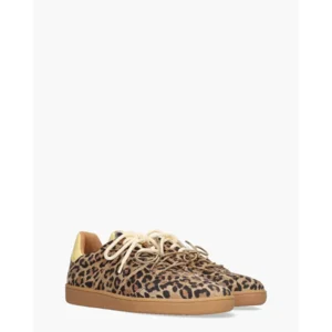 DWRS Label Poona Leopard Multi Damessneakers