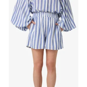 Ibana Shalita Blauw/Wit Dames Short