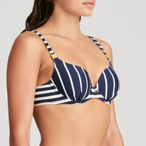 Marie Jo Swim Cadiz voorgevormde strapless bikini in blauw