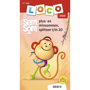 Loco Mini - Boekje - Semsom - Plus- en minsommen, splitsen t/m 20 - 5-7 Jaar