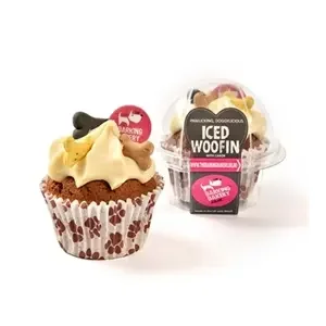 The Barkin Bakery Vanilla Woofin Met Vanille Glazuur