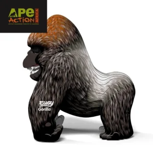 Bouwpakket - Eugy 3D - Wild dier - Gorilla - 32st. - 6x4,4x6,5cm - Karton - 6+