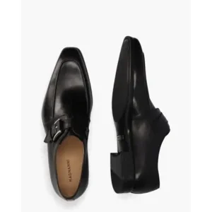 Magnanni 23773 Zwart Heren Gespschoenen