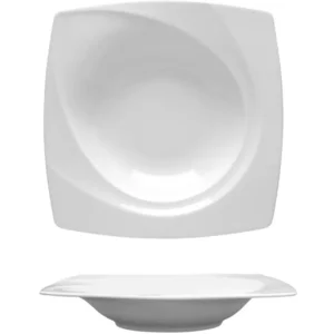 Lubiana Celebration Diep bord 23 cm Wit Porselein