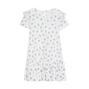 Creamie Shortsleeve Meisjes Kleedje Cloud