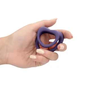 Loveline Heart Cockring Set Violet Storm