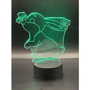 3D led lamp - konijn
