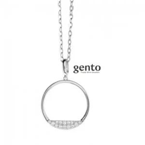 Zilveren Kettingen & Hangers Gento Jewels FB138/43