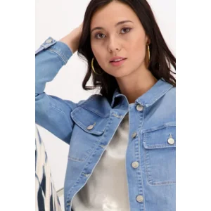Signe Nature Jeansvest: Met knopen sIGNE.1308