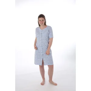Perlina Dames nachthemd: FAE, Doorknoop model ( LINA.54 )