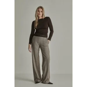 Para Mi Broek: Mira Elastic, Twill Jersey, Zig Zag Brown ( PARA.431 )