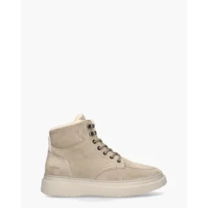 Nubikk Jonah Polar Fur Beige Heren Veterboots