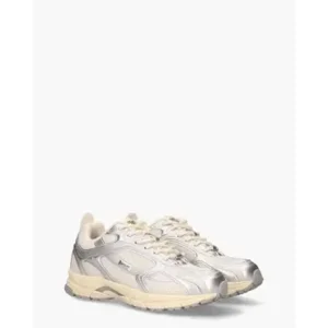 Mercer The Re-Run High-Frequency Off-White/Zilver Damessneakers