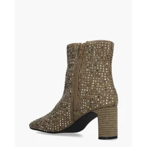 Lisa & Jo Vivine Beige/Multi Dames Enkellaarsjes