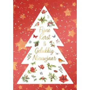 Kaart - Kerst - JBS - Fijne kerst & gelukkig nieuwjaar - KSJ018
