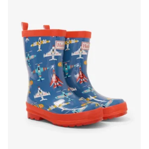 Hatley Jongens Regenlaarzen Flying Aircrafts