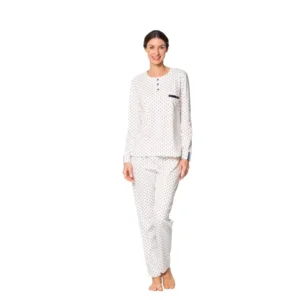 Egatex pyjama Daems: Interlock, Ecru ( EGA.435 )