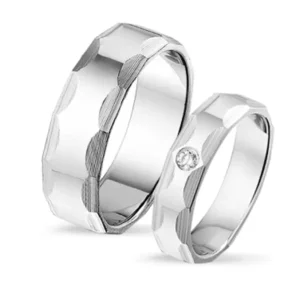 Tresor Zilveren ringen voor hem en haar R 5127Z / R 7127