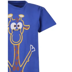 Woody Jongens Pyjama Koningsblauw 201-1-PLE-Z/875