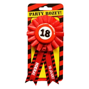 Rozet - 18 jaar - Verkeersbord