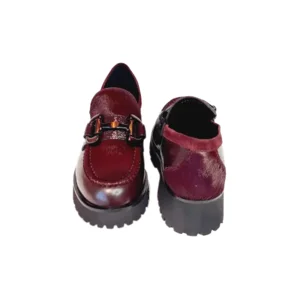 Via Vai Mocassin JACE Pony  61071 Bordeaux 37.5