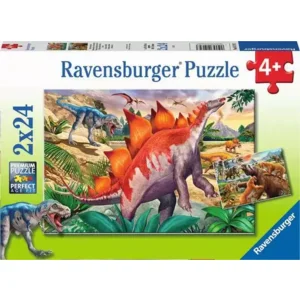 Puzzel - Wilde oertijddieren - 2x24st.