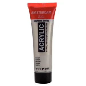 Acrylverf - 800 - Zilver - Amsterdam - 20ml