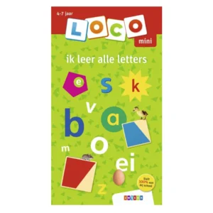 Loco Mini - Boekje - Rompompom - Ik leer alle letters- 4-7 Jaar