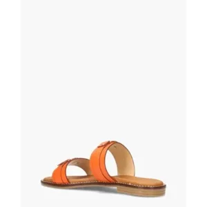 Cypres Tosja Oranje Damesslippers