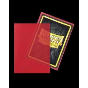 Dragon Shield Sleeves - Standard size - Matte 100: Clear Red "Ignicip"