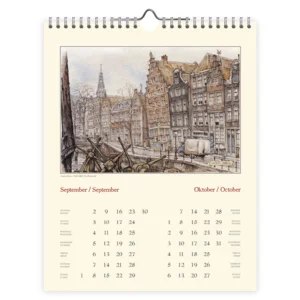Kalender - 2024 - Anton Pieck - De bokkenwagen - 24,5x31,5cm