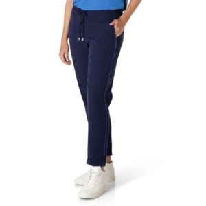 Blauwe broek met blauwe streep 42