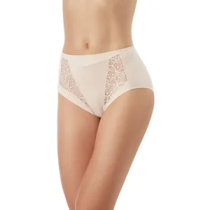 Janira dames slip: Belle cotton, Carey ( taille model ), zwart / dune / wit ( JAN.220 / JAN.221 / JAN.222