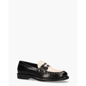 Maripe Helga-Ma Zwart/Off-White Damesloafers