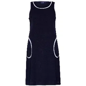 Pastunette ( Rebelle ) nachthemd / beach dress: Badstof, Donker Blauw ( PAS.77 )
