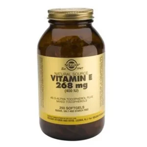 Solgar Vitamin E 268/400 IU complex 250 softgels