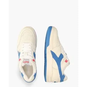 Diadora Heritage B.560 Used Legacy Italia Off-White/Blauw Damessneakers