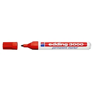 Stift - Permanent marker - 3000 - Rood