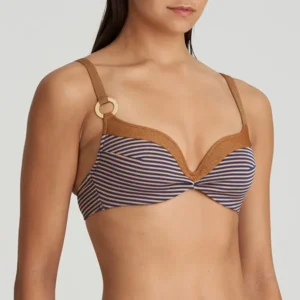 Marie Jo Swim Saturna voorgevormde bikini in bronze en blauw