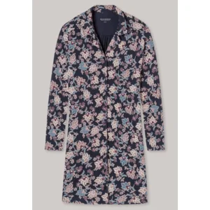 Schiesser – Feminine Floral Comfort Fit – Nachtkleed – 175574 – Dark Blue