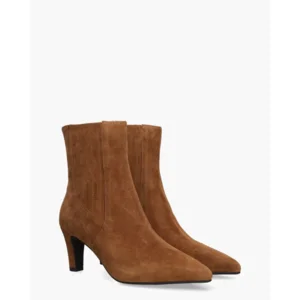 Di Lauro Calandra Cognac Dames Enkellaarsjes