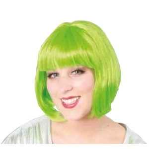 Pruik - Groen - Sensation - Bobline